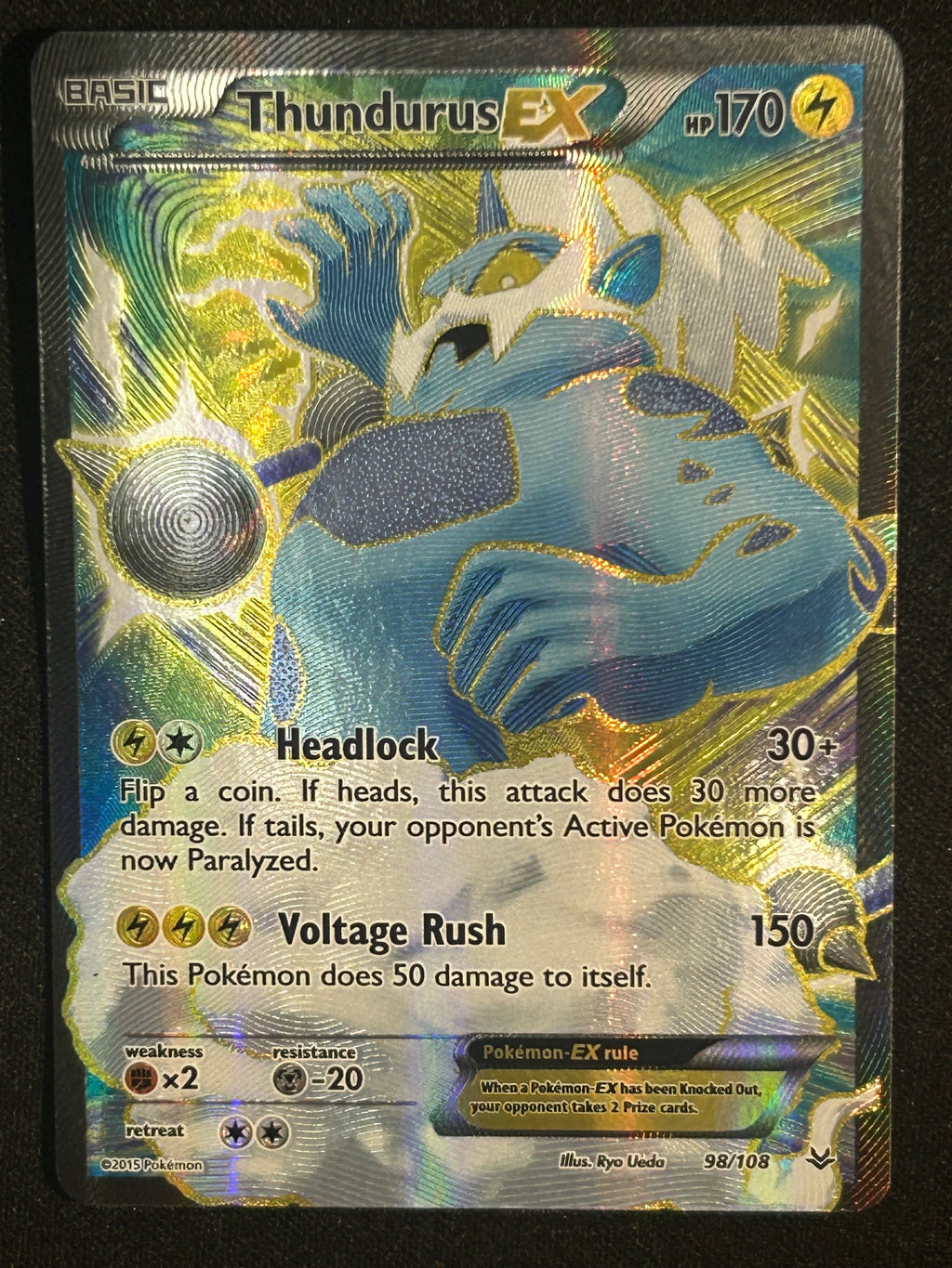 Thundurus EX 98/108 NM-LP