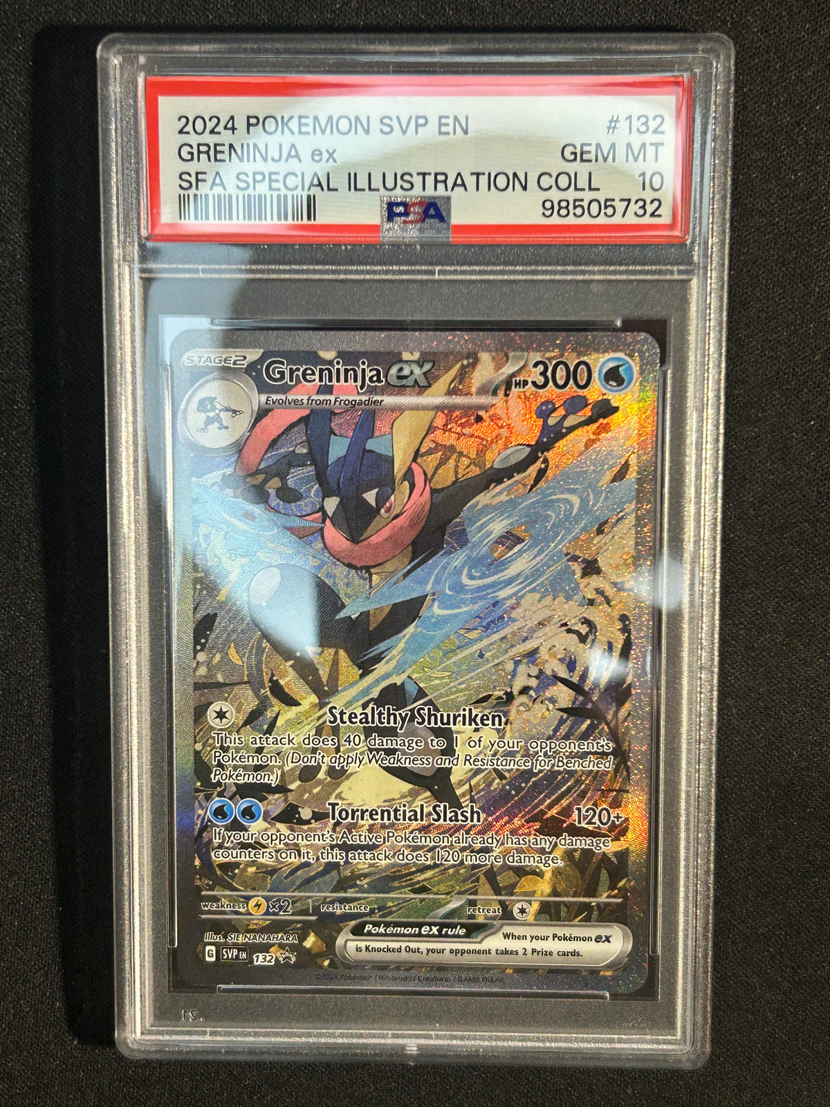 Greninja ex 132 PSA 10
