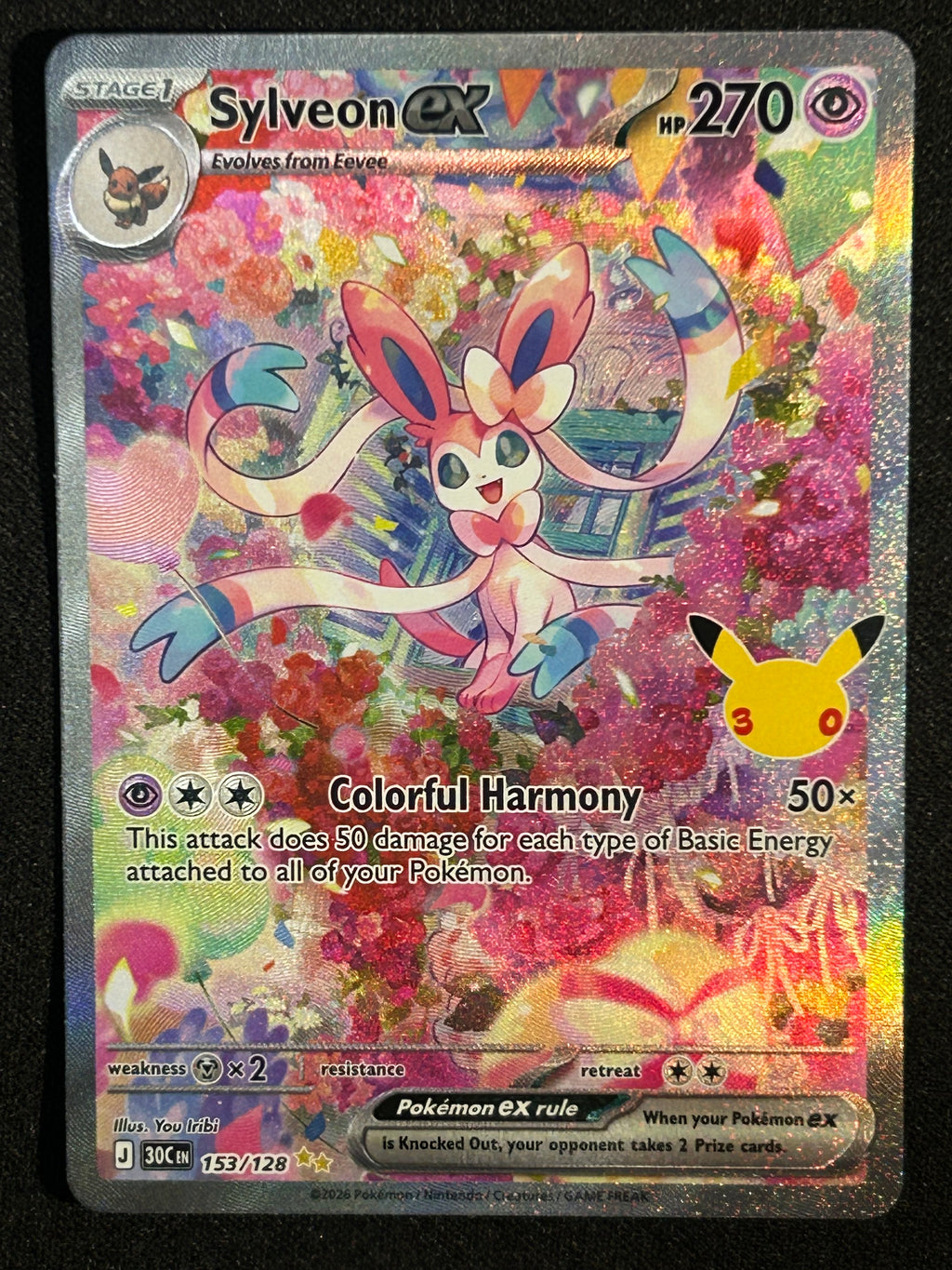Sylveon ex 153/128 NM