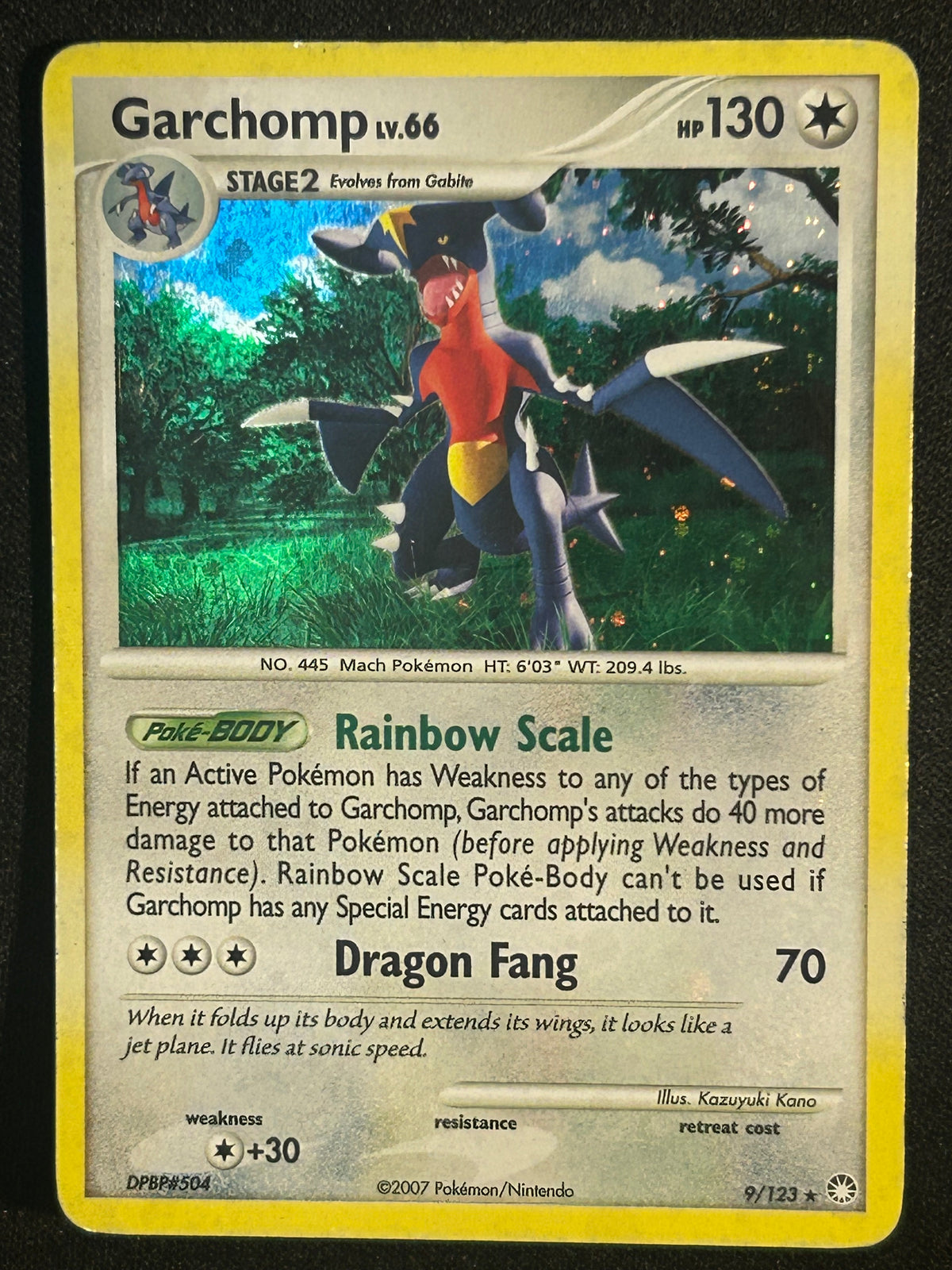 Garchomp Lv.66 9/123 MP & HP