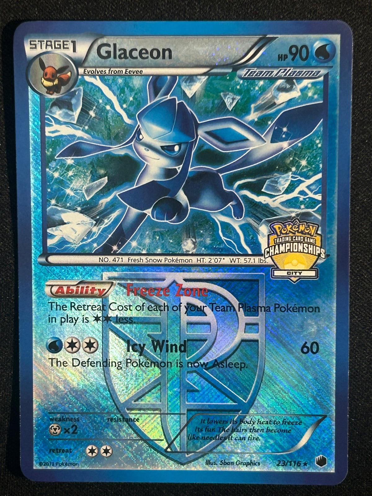 Glaceon 23/116 LP (Deck Exclusive)