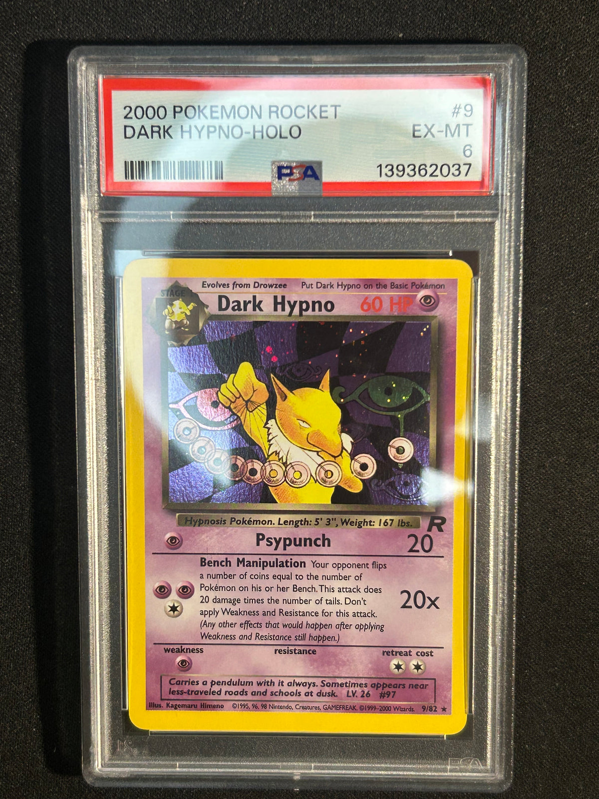 Dark Hypno 9/82 PSA 6