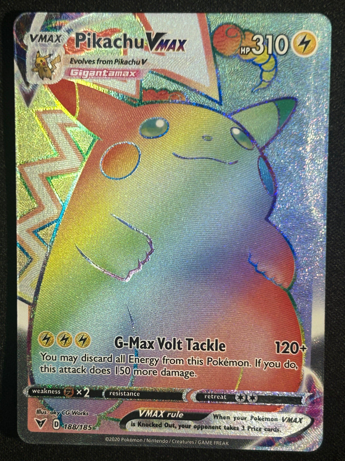 Pikachu VMAX 188/185 NM
