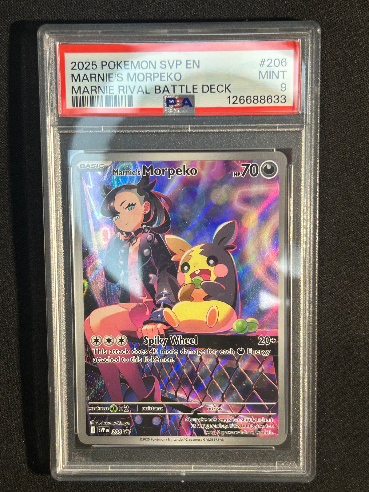 Marnie's Morpeko 206 PSA 9