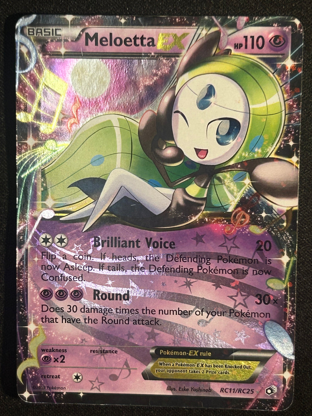 Meloetta EX RC11/RC25 NM & MP