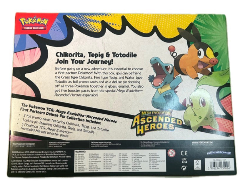 Pokemon Ascended Heroes Deluxe Pin Collection Boks