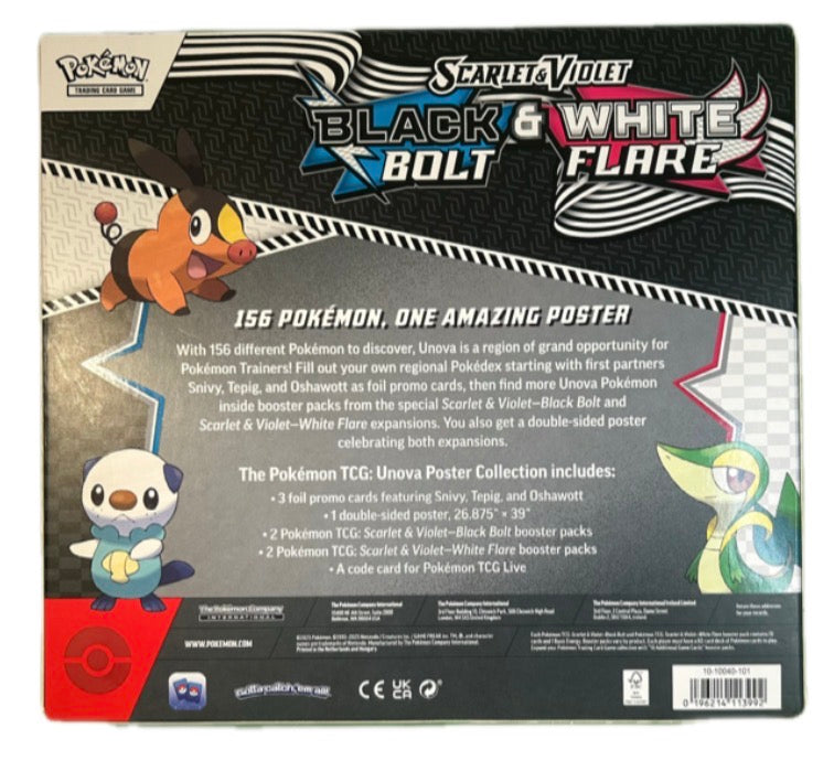Pokemon TCG: Black Bolt & White Flare Poster Collection