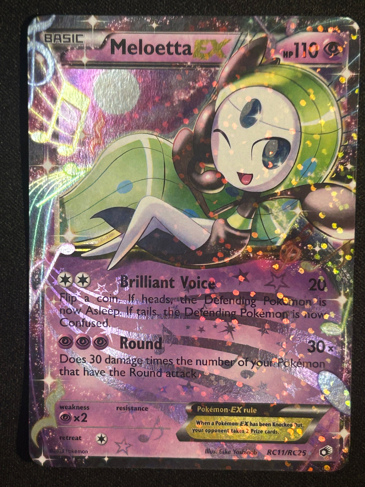 Meloetta EX RC11/RC25 NM & MP