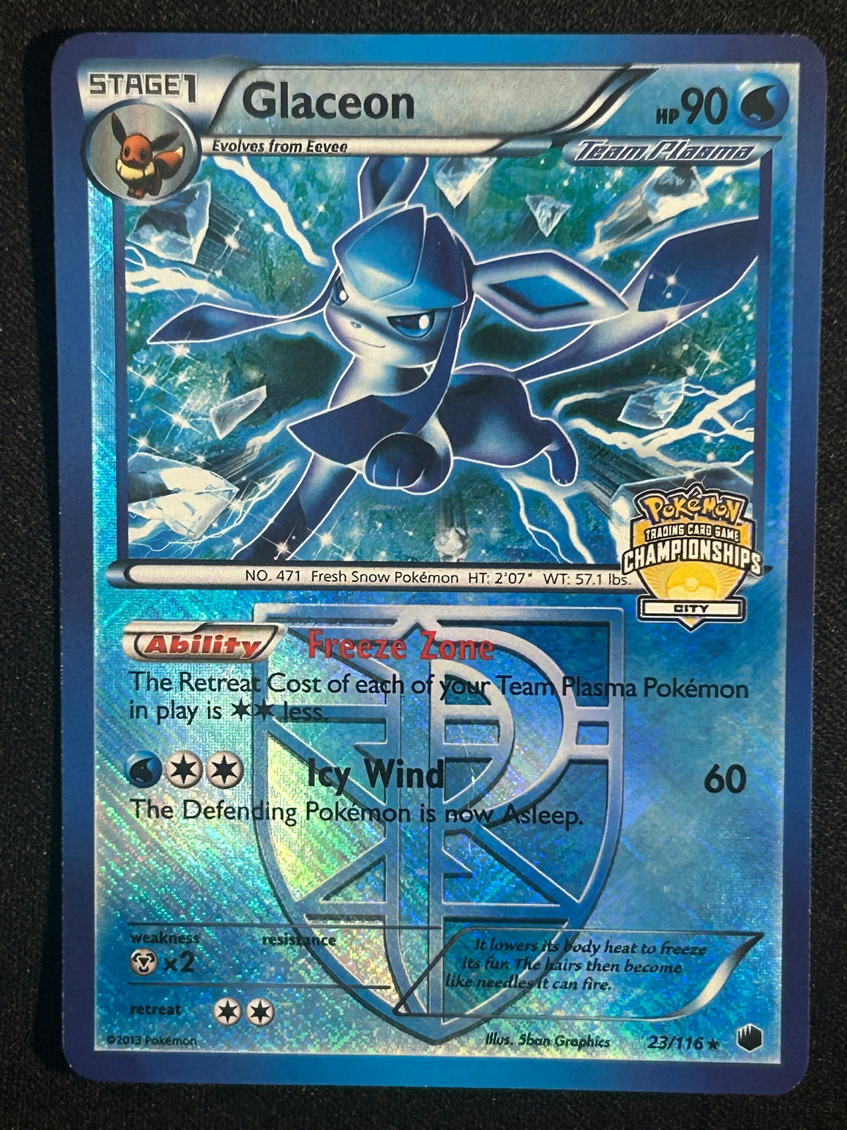 Glaceon 23/116 LP (Deck Exclusive)