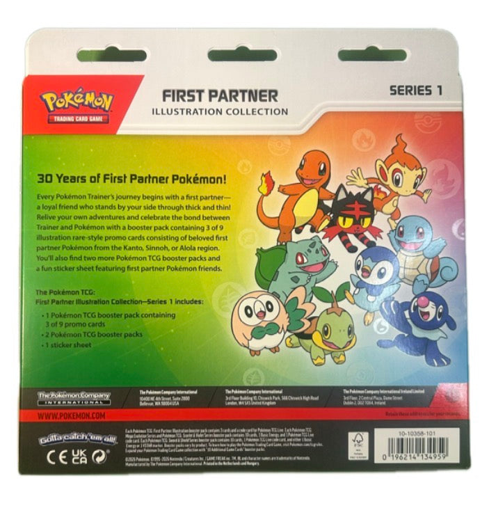 Pokemon First Partner Illustration Collection Boks