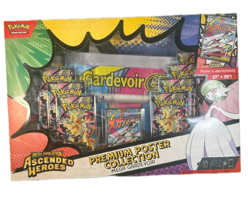 Pokemon Ascended Heroes Premium Poster Collection Mega Gardevoir Boks