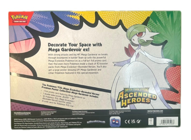 Pokemon Ascended Heroes Premium Poster Collection Mega Gardevoir Boks