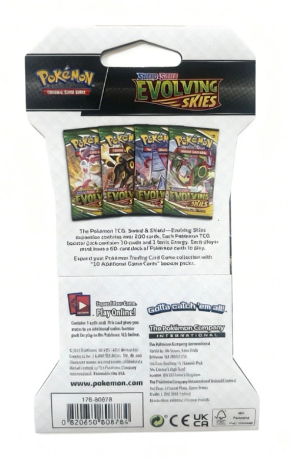 Pokemon Evolving Skies Sleeved Booster Pakke