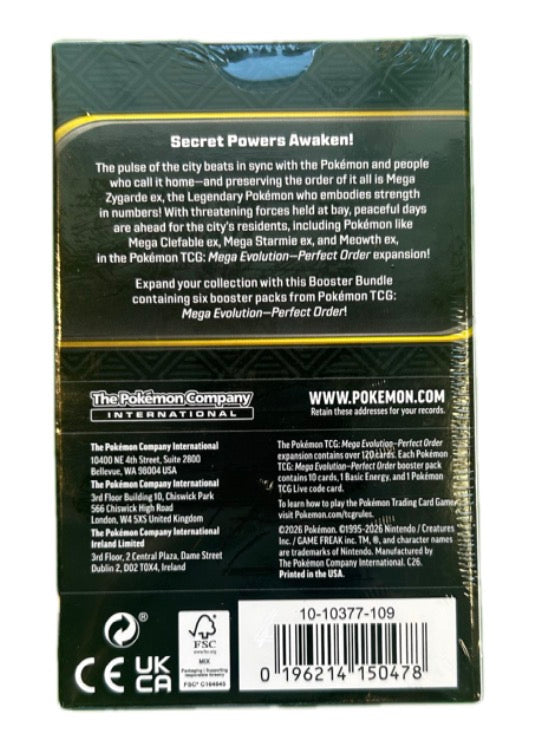 Pokemon Perfect Order Booster Bundle