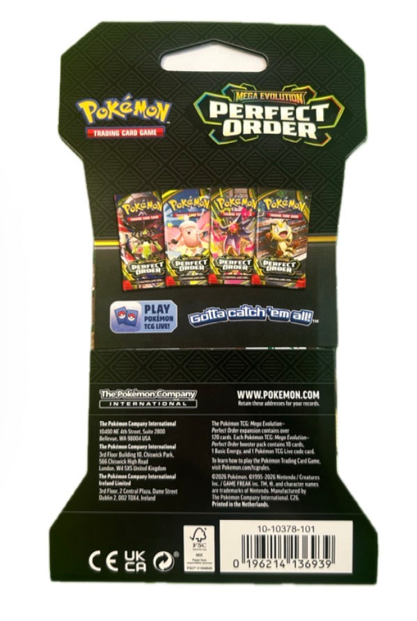 Pokemon Perfect Order Sleeved Booster Pakke