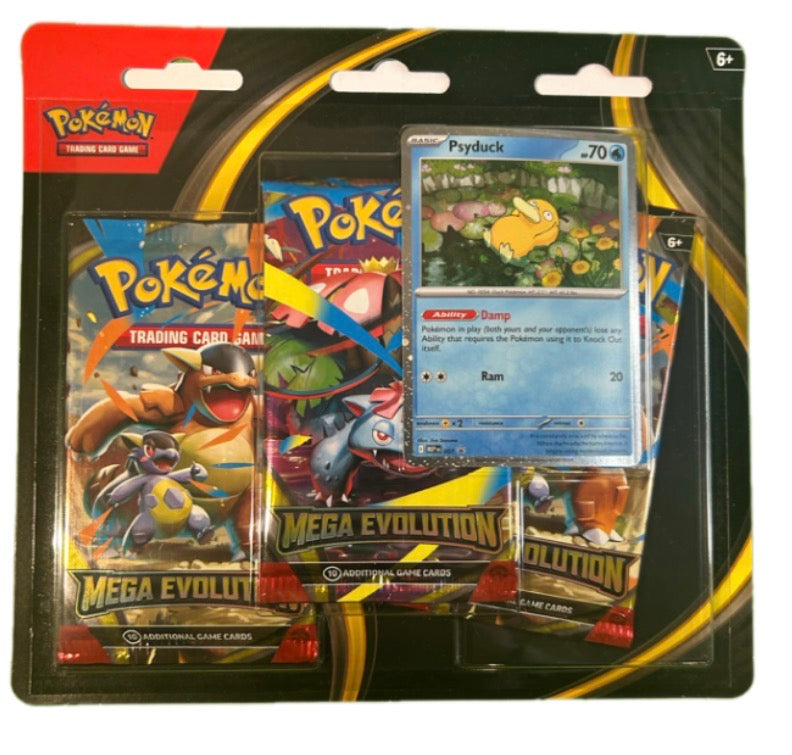Pokemon TCG: Mega Evolution 3-pk Blister