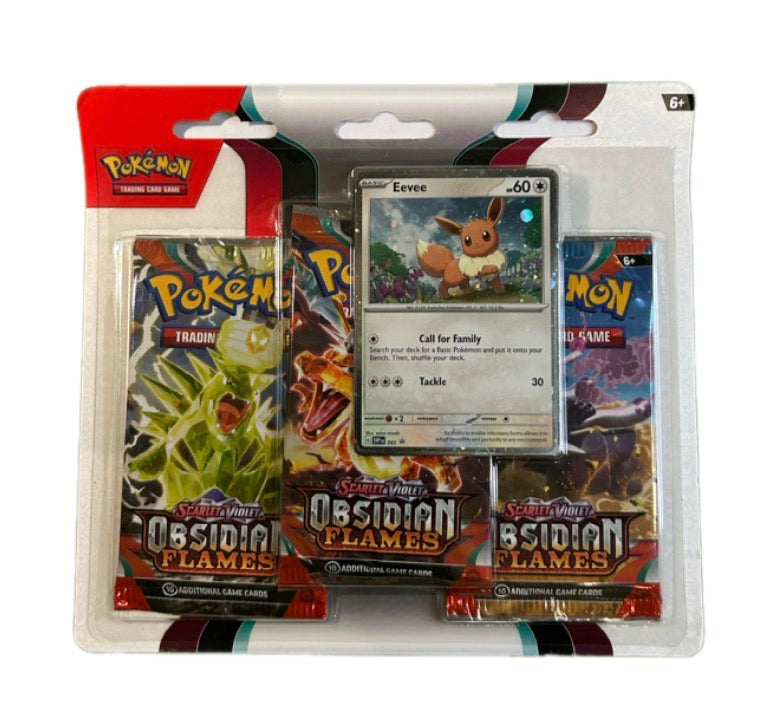 Pokemon TCG: Obsidian Flames 3-pk blister
