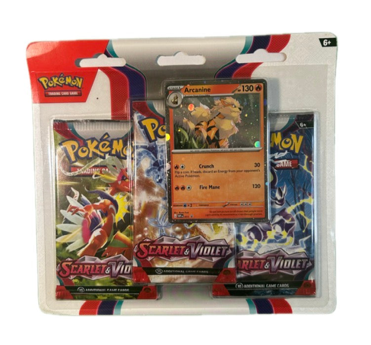 Pokemon TCG: Scarlet & Violet base set 3-pk blister