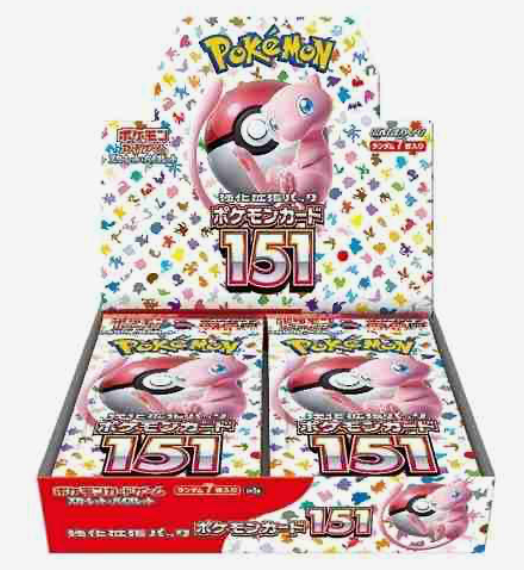Pokemon 151 Japansk Booster Boks