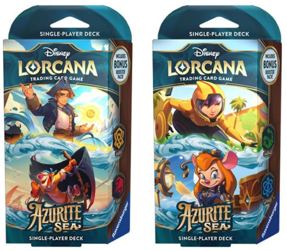 Disney Lorcana TCG Azurite Sea Starter Deck