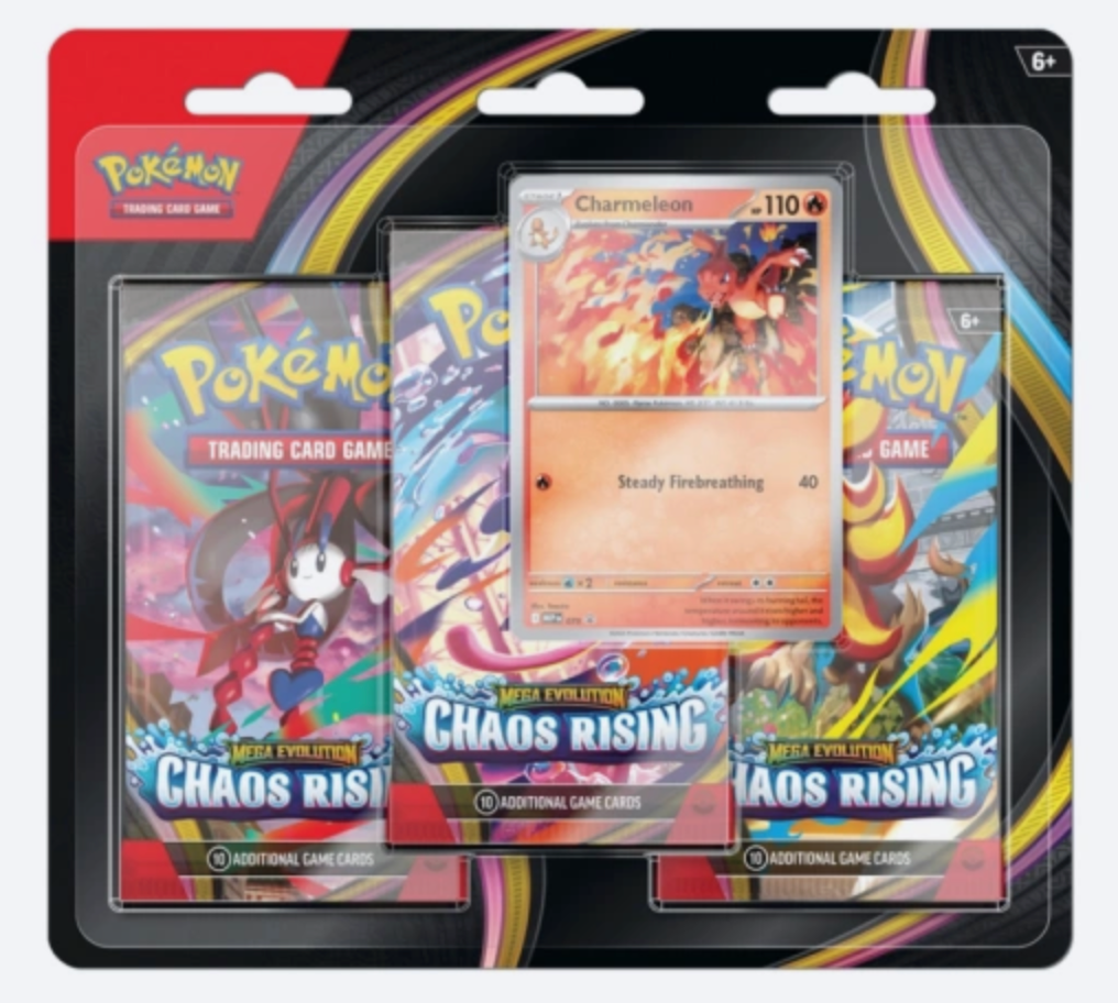 Pokémon TCG: Chaos Rising 3-Pack Blister