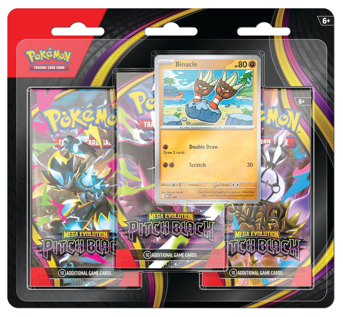 Pokémon TCG: Pitch Black 3-Pack Blister