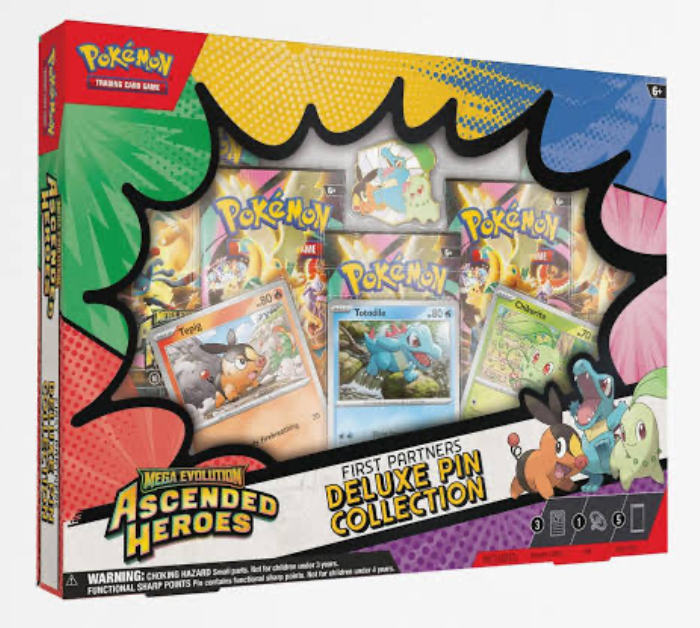 (Pre-order) Pokémon TCG: Ascended Heroes Deluxe Pin Collection (Case available)