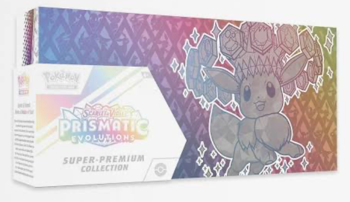 (Forhåndsbestilling) Pokémon TCG: Prismatic Evolutions Super Premium Collection (Case Tilgjengelig) 