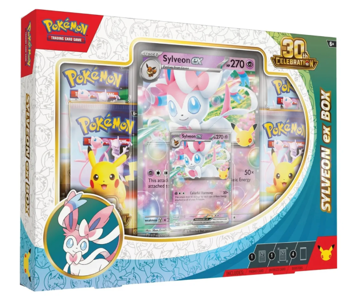 Pokémon TCG: 30th Celebration Greninja / Sylveon Collection Boks
