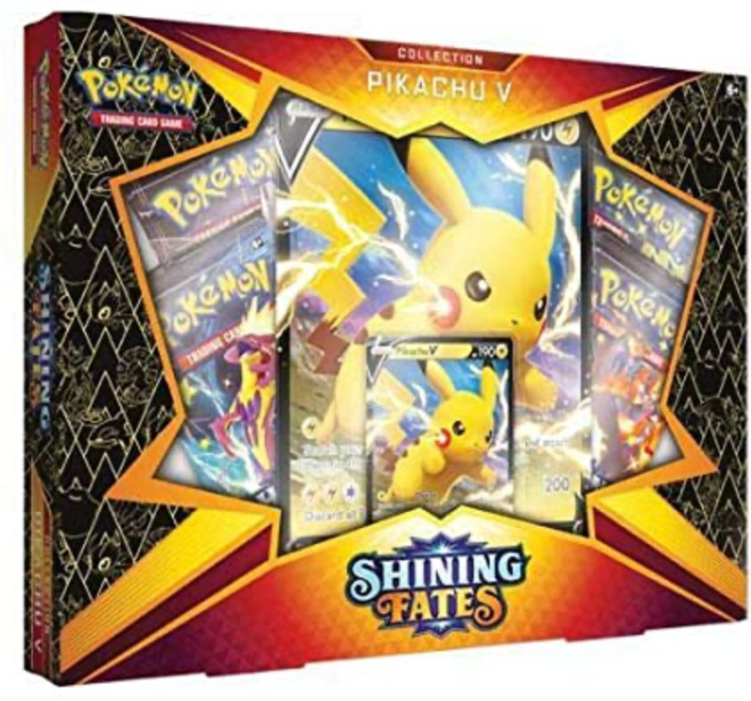 Pokémon Shining Fates Pikachu V Collection Box