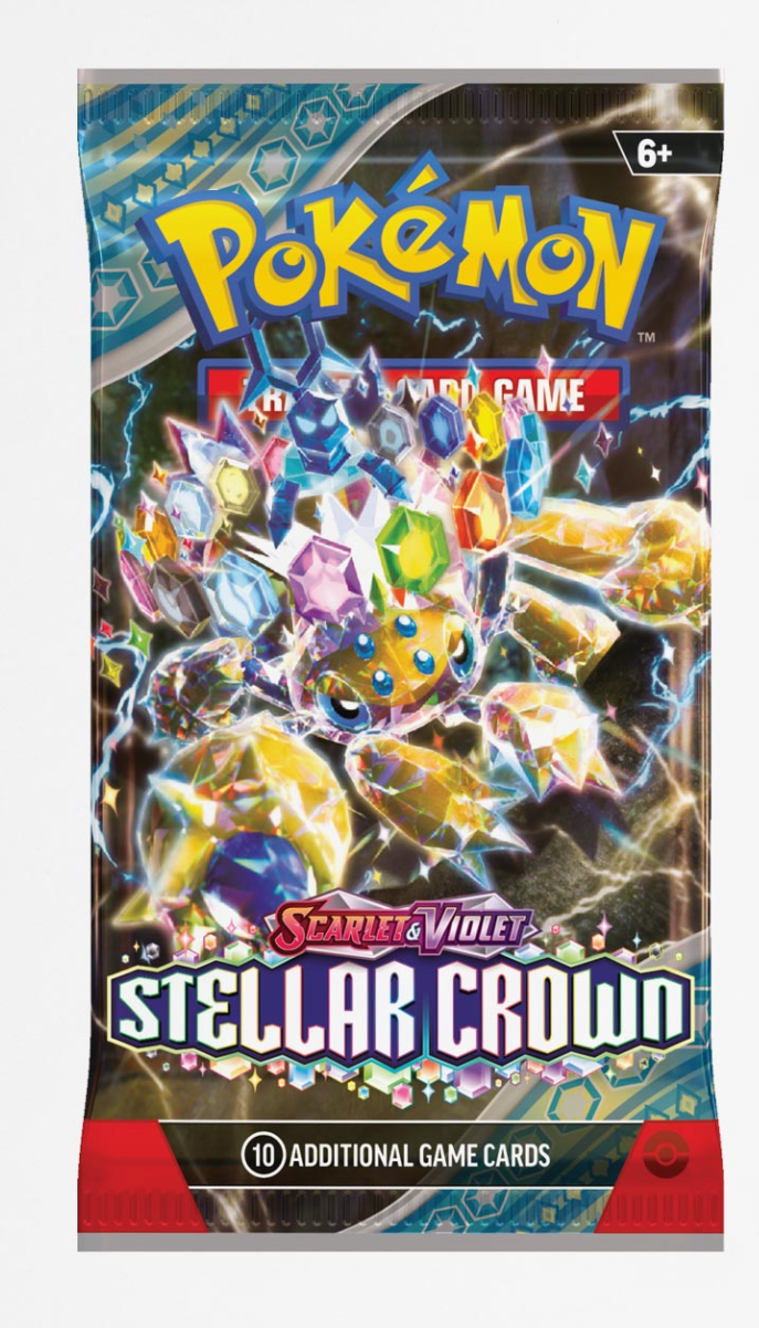 Pokemon Stellar Crown Booster Pakke (Display Tilgjengelig)