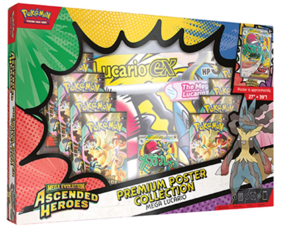 (Forhåndsbestilling) Pokemon Ascended Heroes Premium Poster Collection boks
