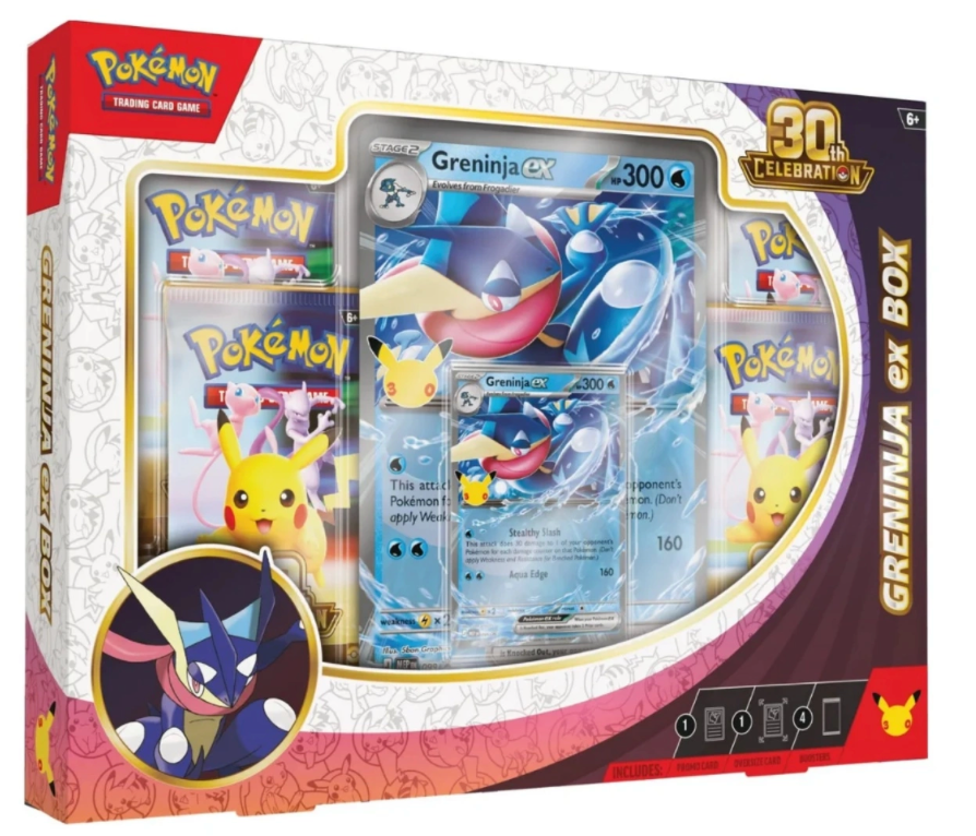 Pokémon TCG: 30th Celebration Greninja / Sylveon Collection Boks