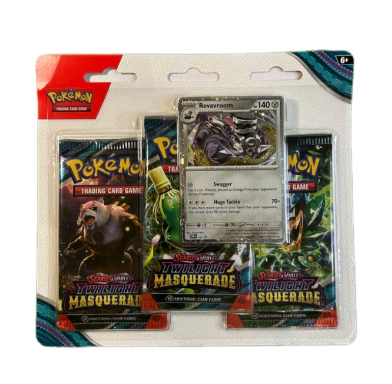 Pokemon TCG: Twilight Masquerade 3-pk blister