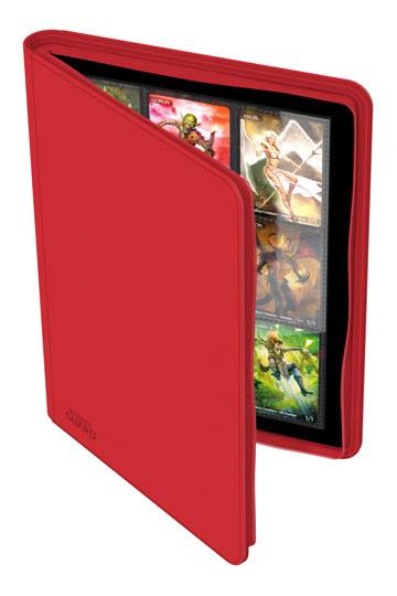 Ultimate Guard Zipfolio 360 18-Pocket Xenoskin - Rød