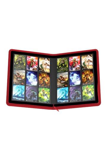 Ultimate Guard Zipfolio 360 18-Pocket Xenoskin - Rød