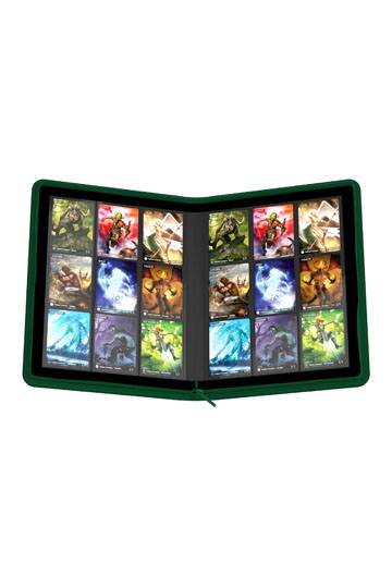 Ultimate Guard Zipfolio 360 18-Pocket Xenoskin - Grønn