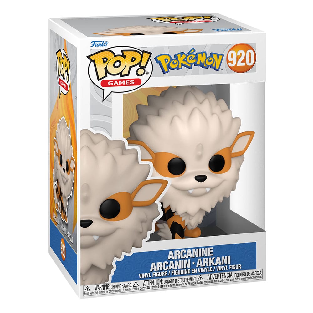 Pokémon POP! Games Vinyl Figure – Arcanine (EMEA) 9 cm