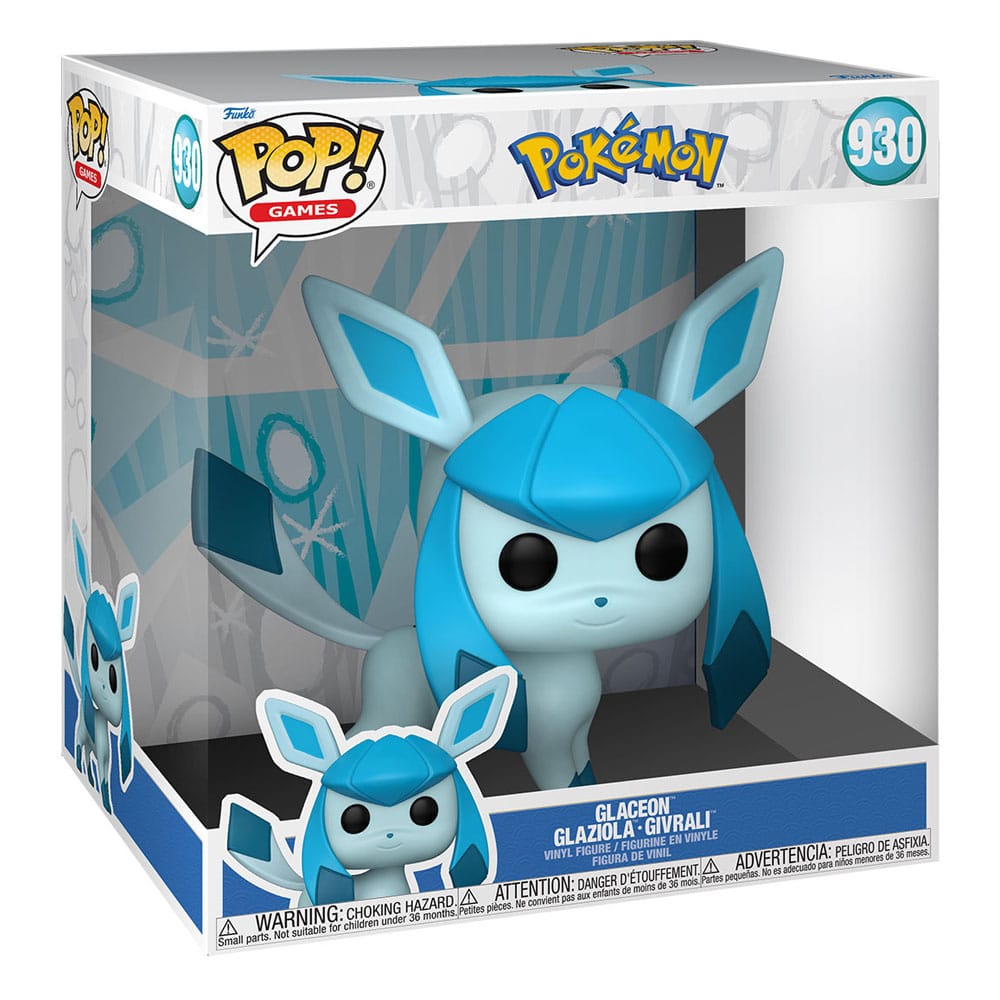 Pokémon Super Sized Jumbo POP! Vinyl Figure – Glaceon (EMEA) 25 cm