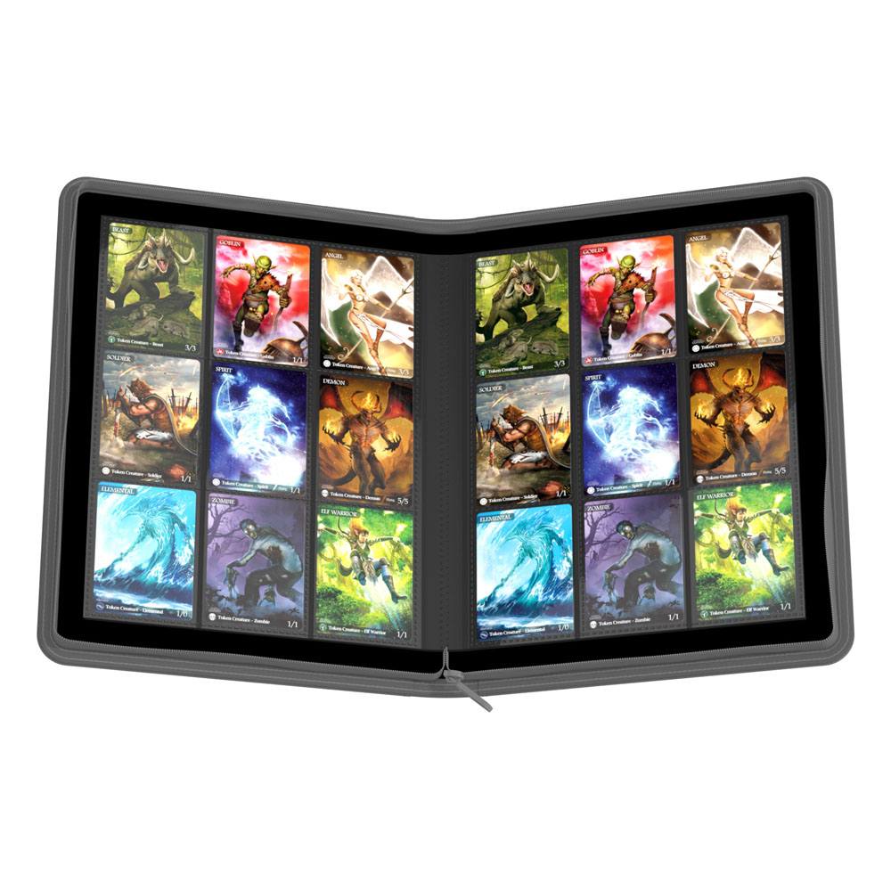 Ultimate Guard Zipfolio 360 18-Pocket Xenoskin - Grå